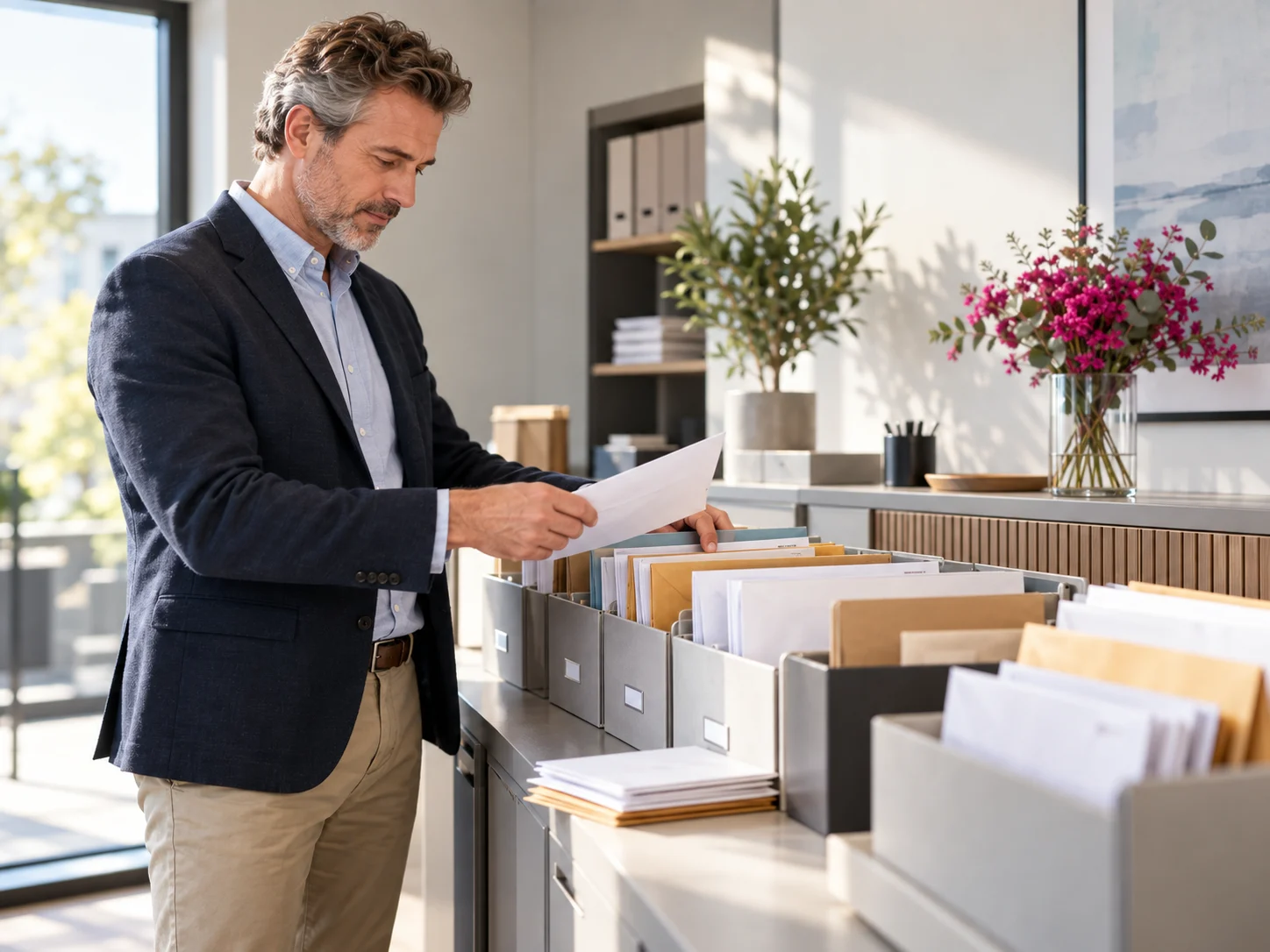 Tri du courrier des entreprises domiciliées au 20 rue de Molsheim à Strasbourg